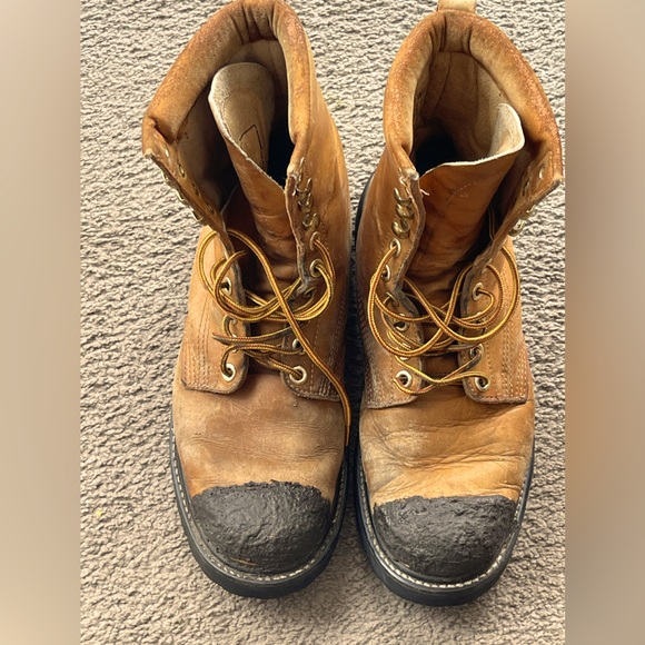 GORILLA BRUT STEEL TOE INSULATED LEATHER WORK BOOTS! All...